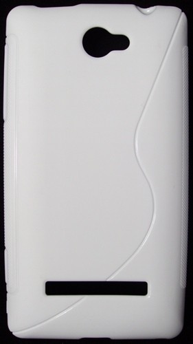 Силиконов калъф-гръб - HTC Windows Phone 8S бял