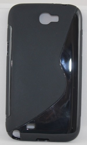 Силиконов калъф-гръб - Samsung Galaxy Note 2 черен