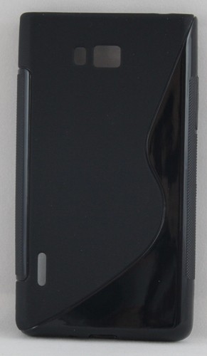 Силиконов калъф-гръб - LG Optimus L7 черен