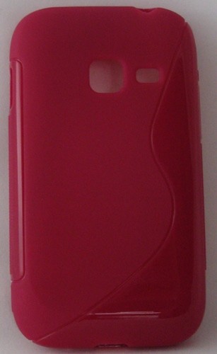 Силиконов калъф-гръб - Samsung Galaxy Ace Duos червен