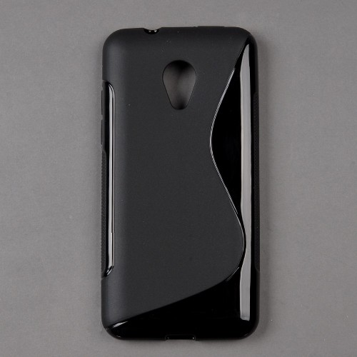 Силиконов калъф S-line - HTC Desire 700 черен 