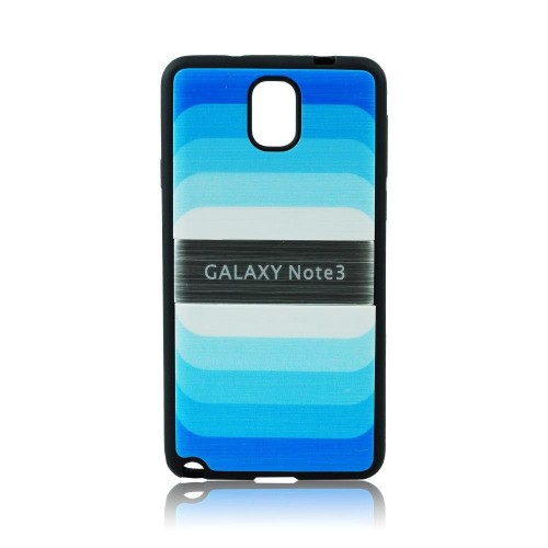 Силиконов калъф "Дъга" - Samsung Galaxy Note 3 син