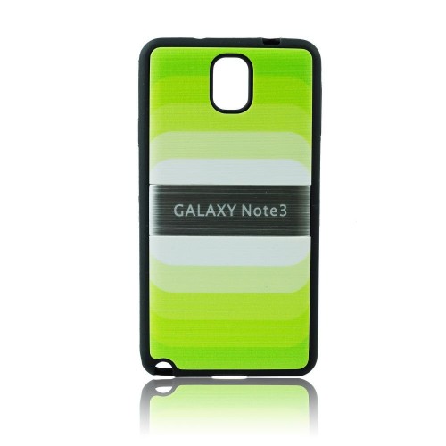 Силиконов калъф "Дъга" - Samsung Galaxy Note 3 зелен