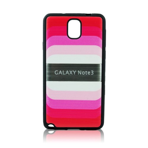 Силиконов калъф "Дъга" - Samsung Galaxy Note 3 розов