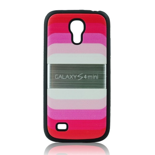 Силиконов калъф "Дъга" - Samsung Galaxy s4 Mini розов