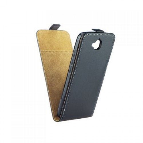 Калъф Flip Case Slim Flexi - Huawei Y6 II черен Калъф Flip Case Slim Flexi - Huawei Y6 II черен
