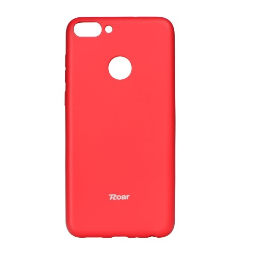 Гръб Roar Colorful Jelly - Huawei P Smart червен