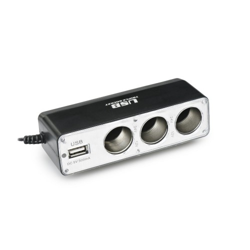 Зарядно устройство за кола 3in1 USB + cable - Huawei Y7
